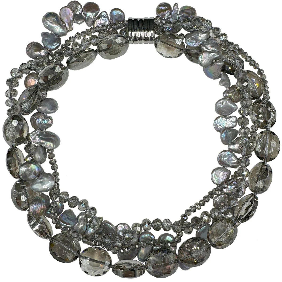 145-GRAPHITE-S | THE REGENCY NECKLACE IN GRAPHITE