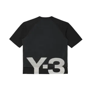 ADIDAS Y-3 CH3 Raw Jersey GFX SS Tee Logo Black