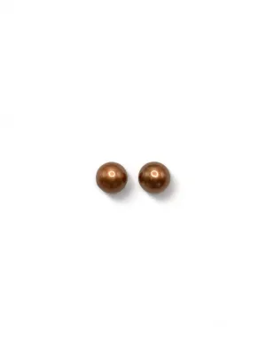 BRONZ SOUTH SEA PEARL EARRINGS