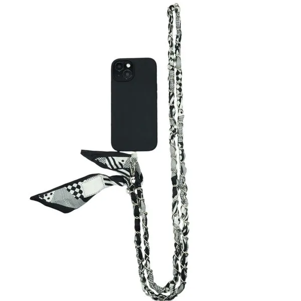 Crossbody Satin Phone Chain