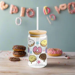 Donut Love Sipper Glass