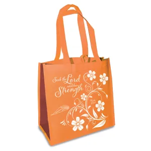 ECO Tote: Orange Seek the Lord