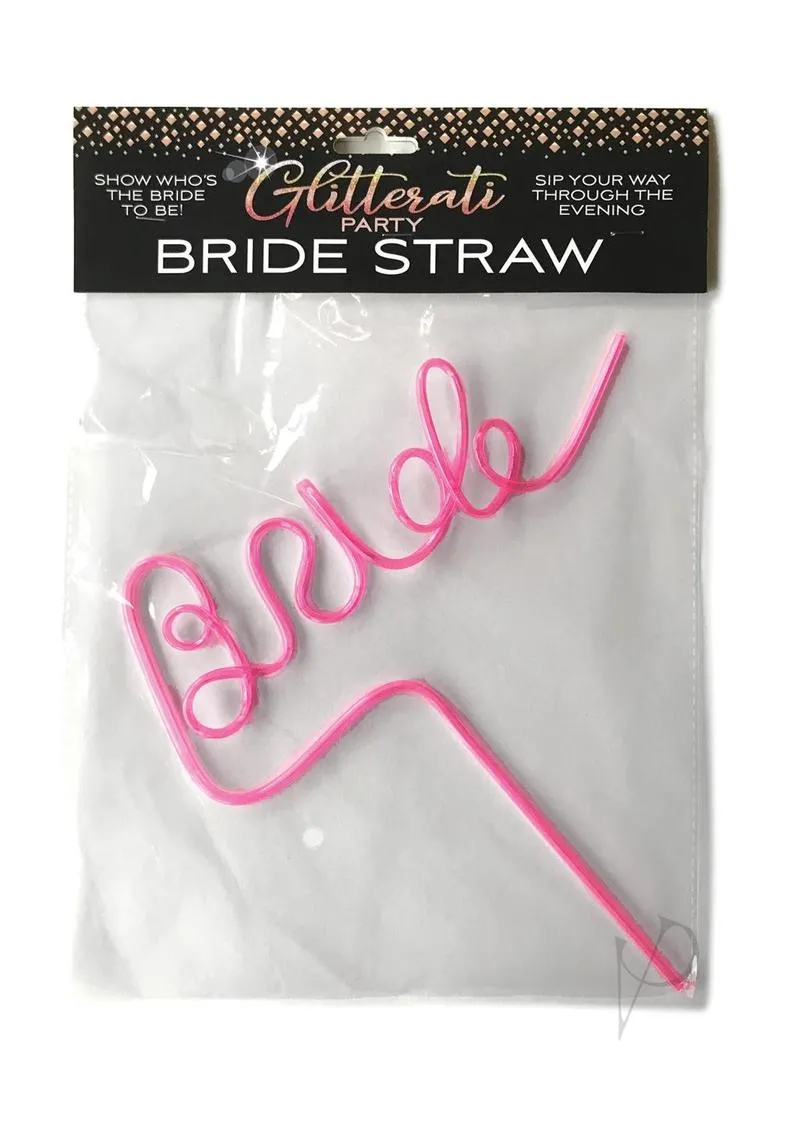 Glitterati Bride Straw