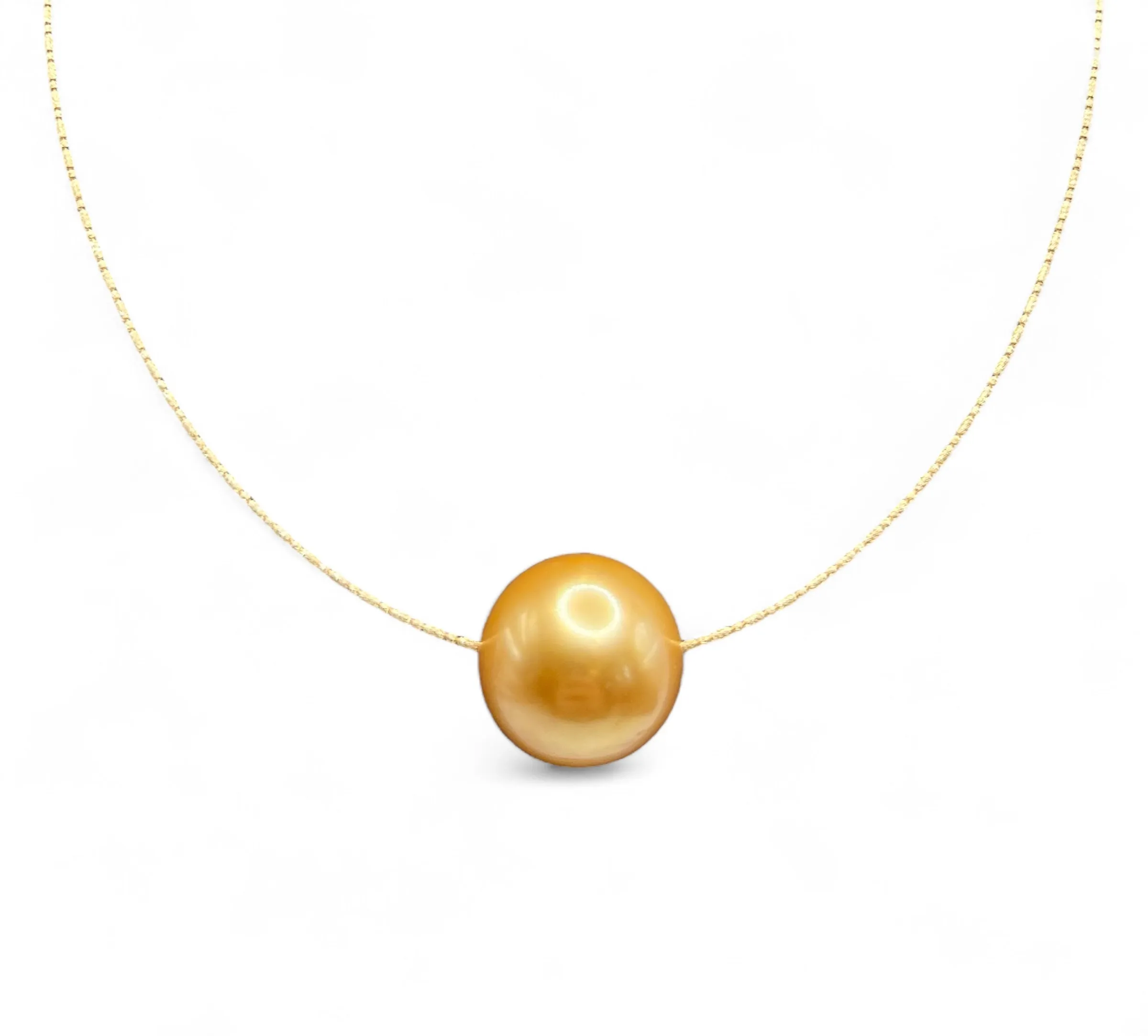 GOLDEN SOUTH SEA PEARL NECKLACE