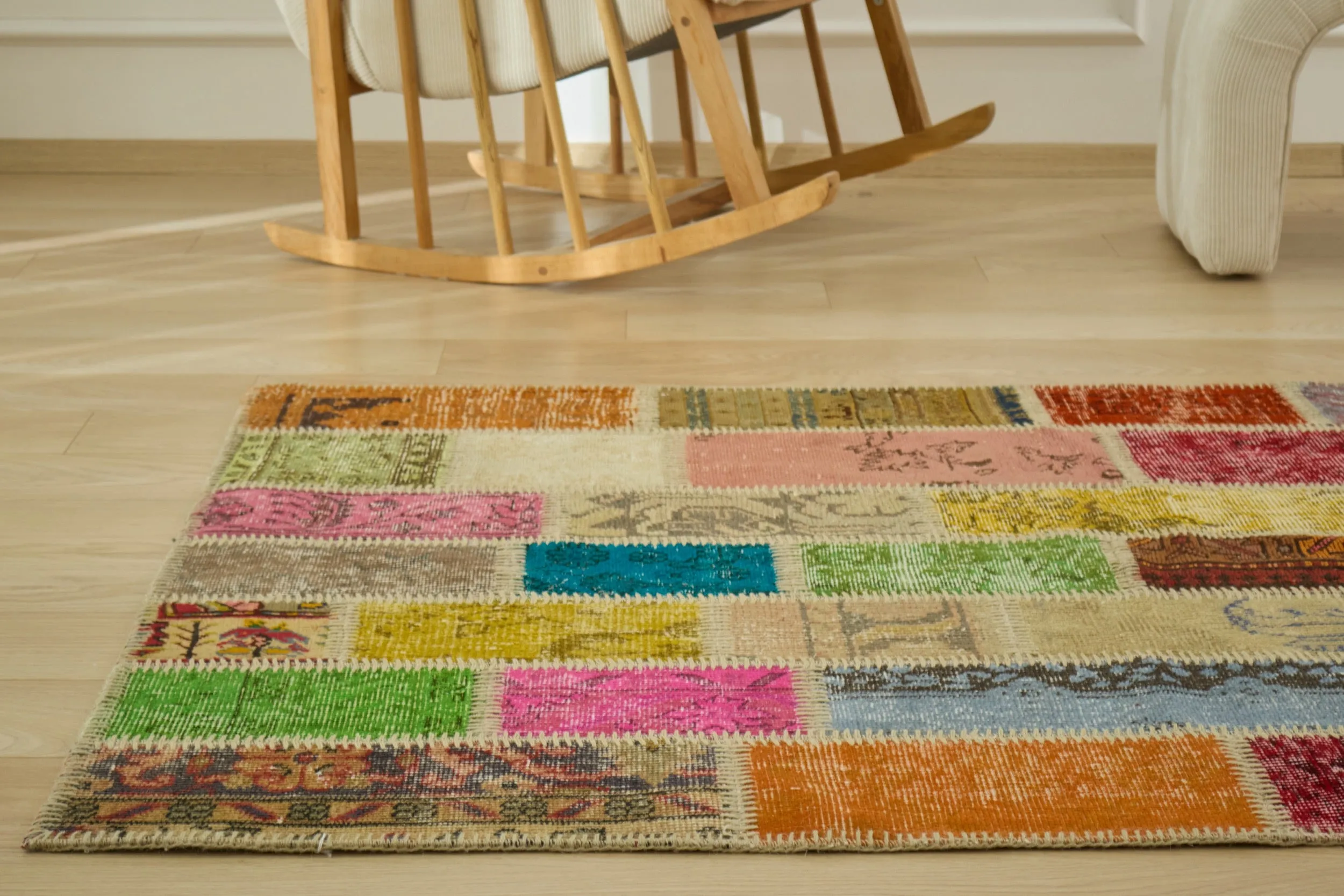 Heidy - Vintage Turkish Patchwork Rug