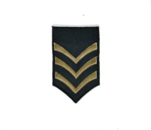 Iron-on Sergeant Army Embroidery Patch Applique 2" x 3"  - 1 Piece