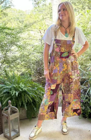 Patchwork Love Overalls