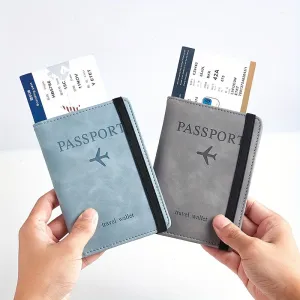 RFID Passport Holder Sleek Leather Wallet for Travel Essentials