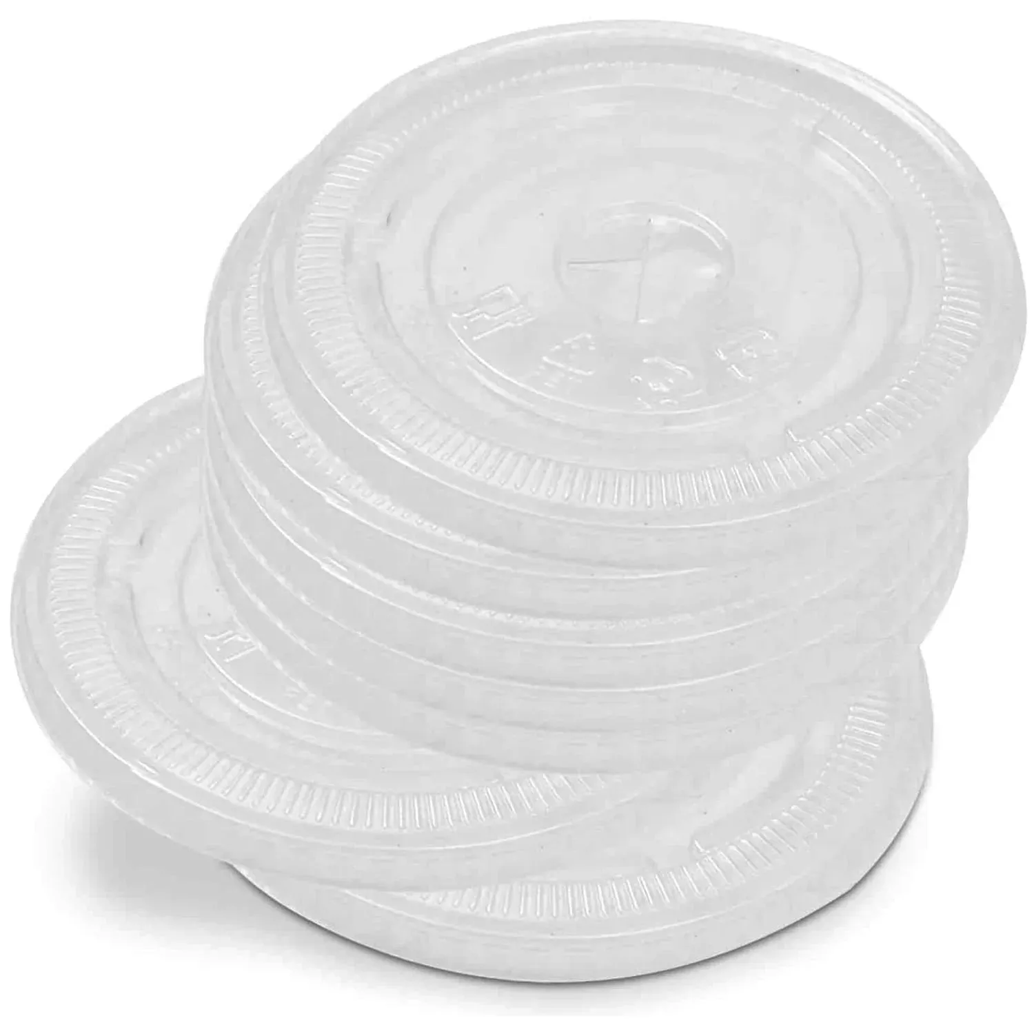 *WHOLESALE* PET Flat Lids with Straw Slot for 12, 16, 20 & 24 oz. | 1000 ct/Case